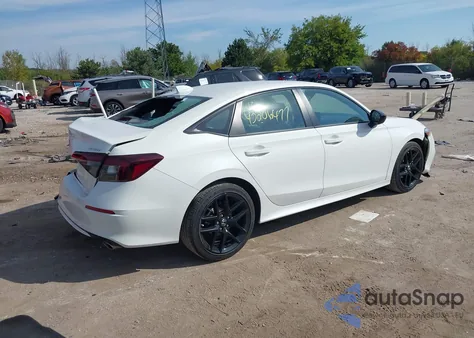 2025 Honda Civic Sport из США, поврежденный, VIN 2HGFE2F58SH542635